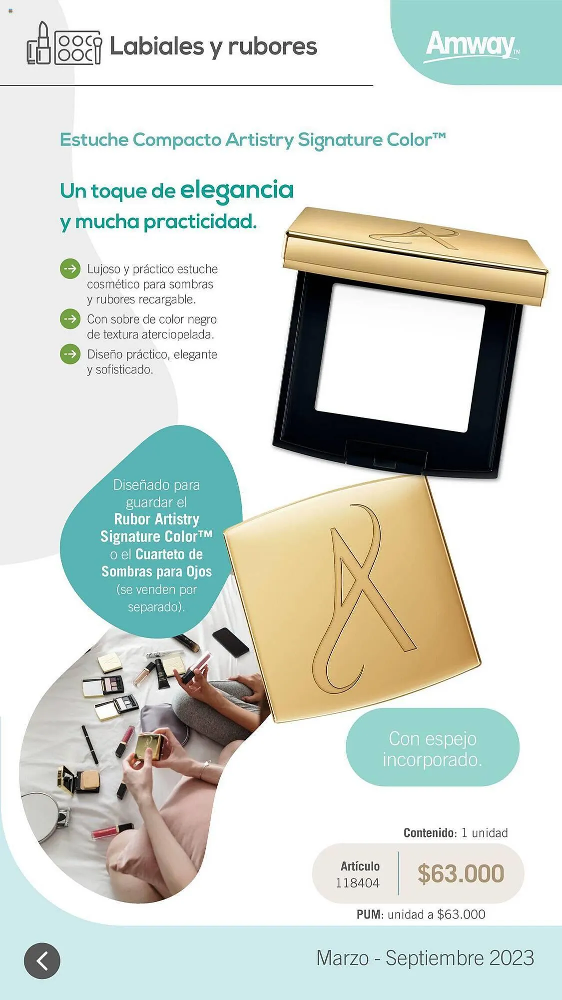 Catalogo de Catálogo Amway 31 de marzo al 1 de septiembre 2023 - Pag 38