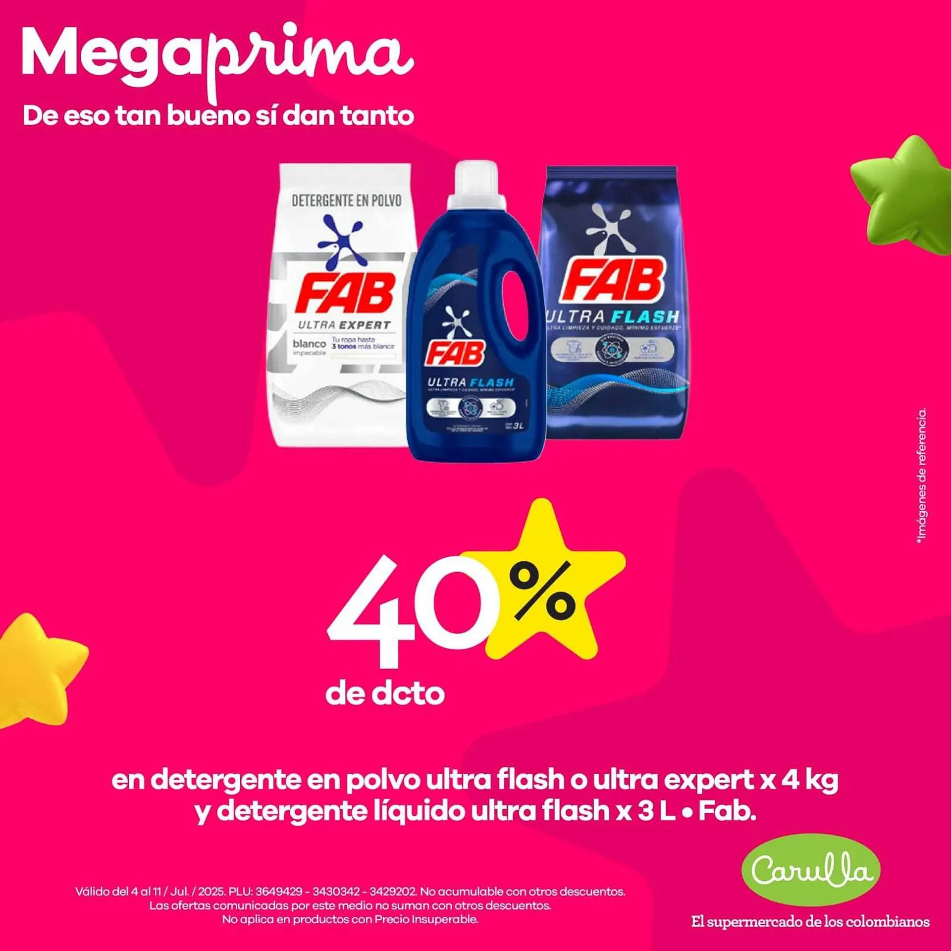 Catalogo de Catálogo Carulla 4 de julio al 11 de julio 2025 - Pag 1