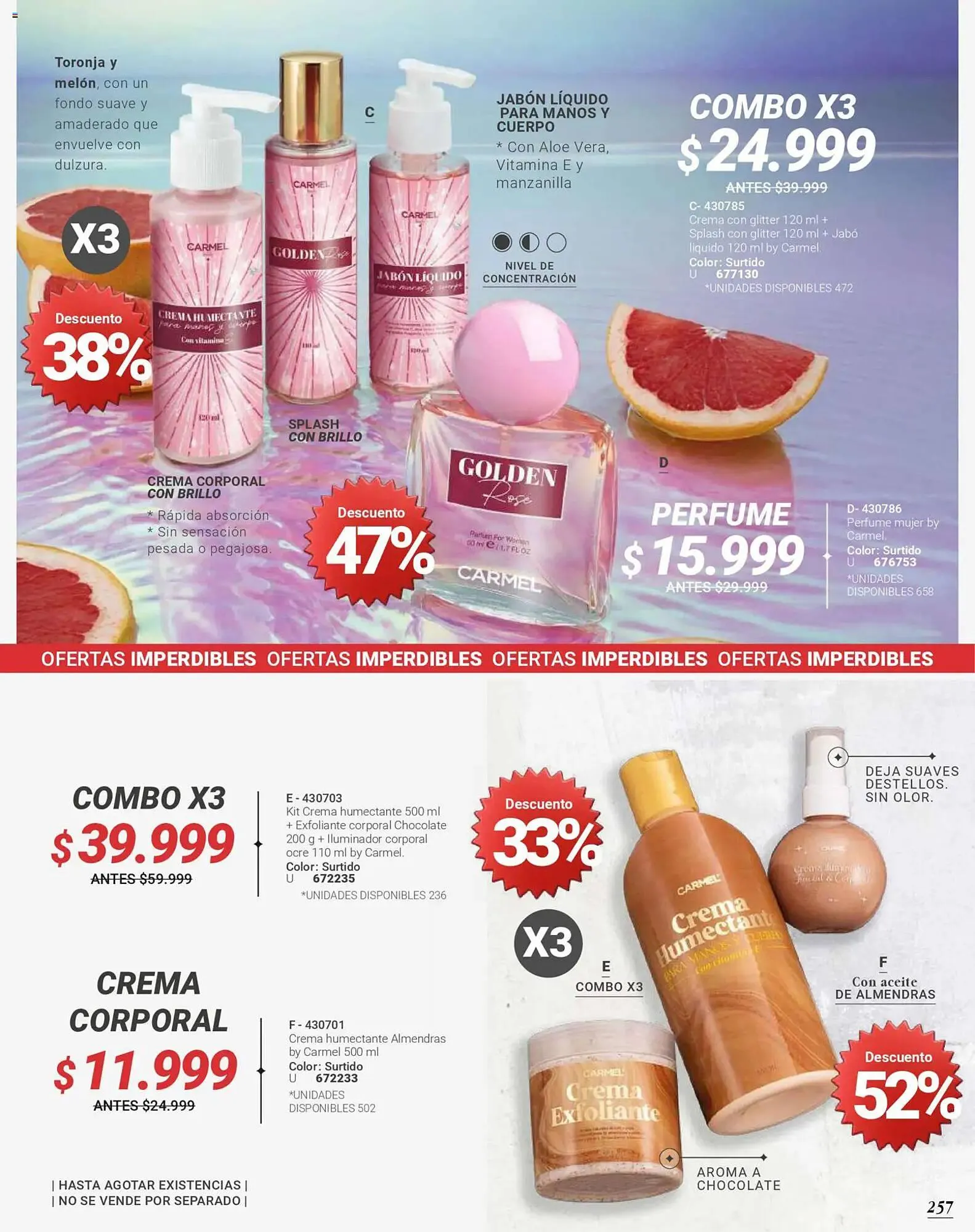 Catalogo de Catálogo Carmel 1 de abril al 30 de abril 2026 - Pag 257