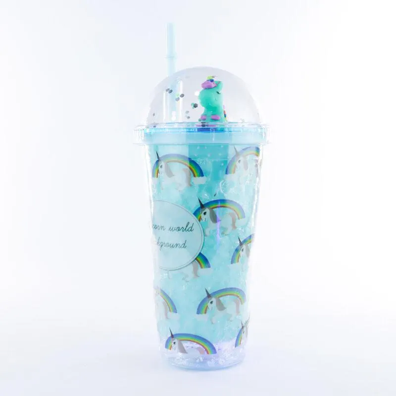 VASO PITILLO UNICORNIO CON LUZ