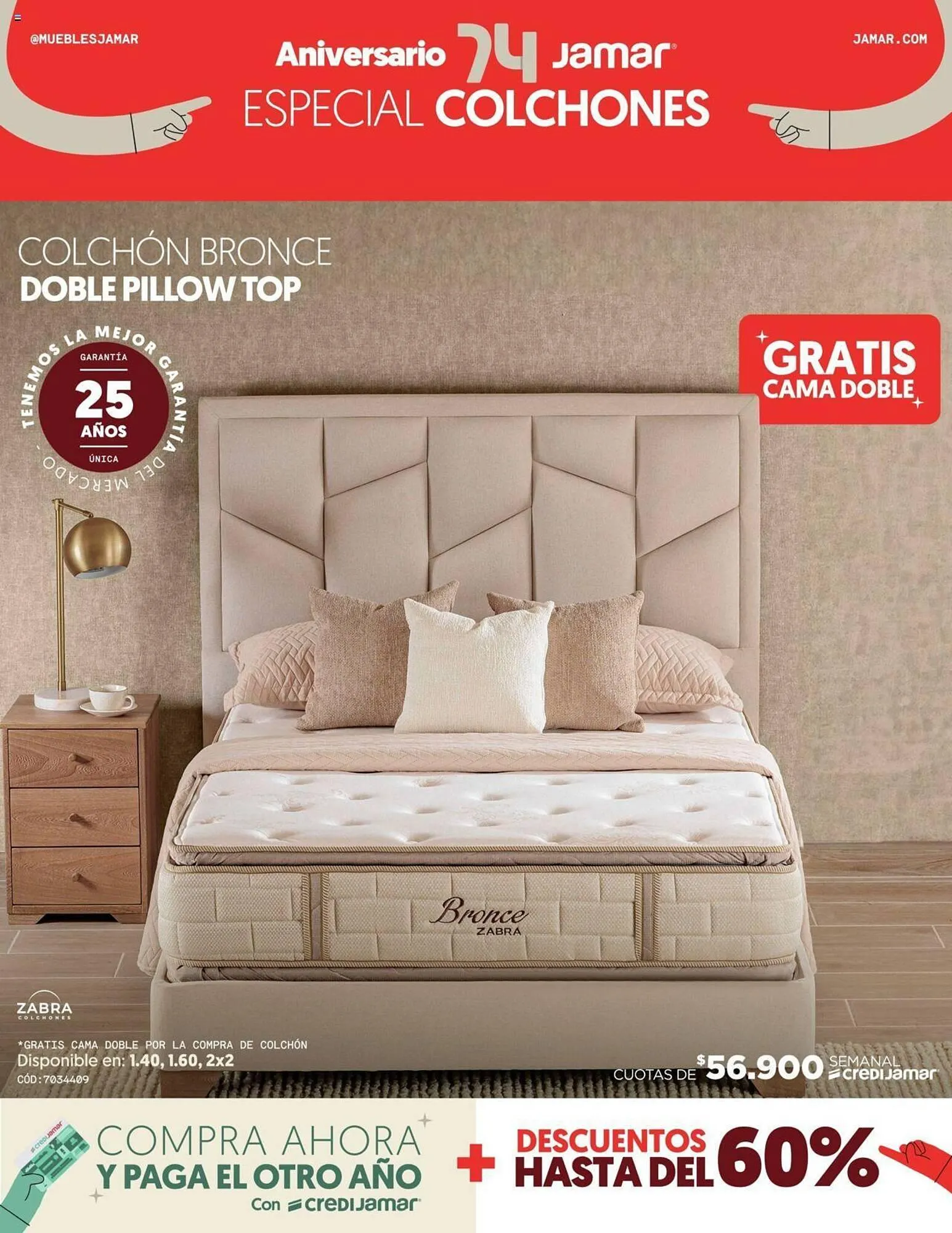 Catalogo de Catálogo Muebles Jamar 11 de octubre al 5 de noviembre 2024 - Pag 1