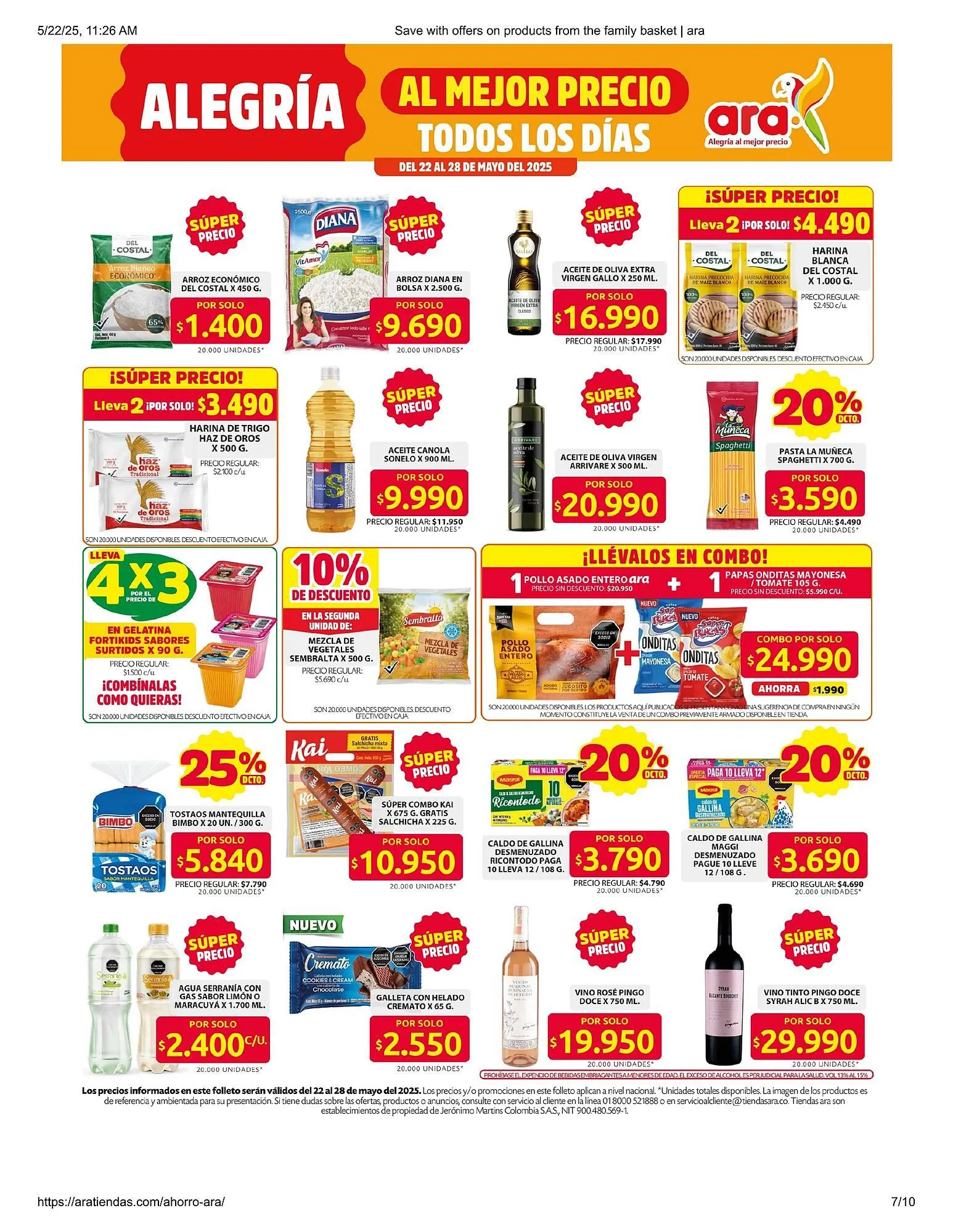 Catalogo de Catálogo Ara 22 de mayo al 29 de mayo 2025 - Pag 7