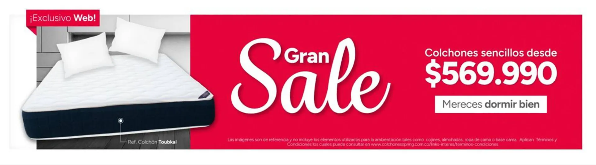 Catalogo de Catálogo Colchones Spring 7 de julio al 18 de julio 2025 - Pag 1