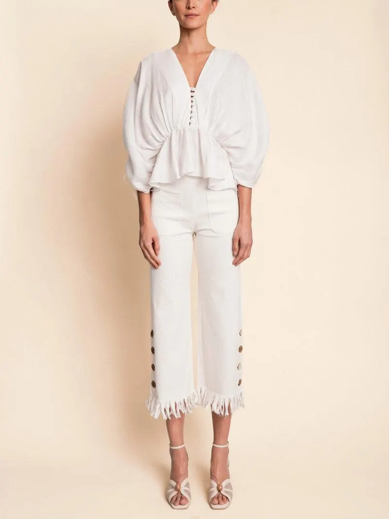 ABEL BLOUSE IVORY FLORAL