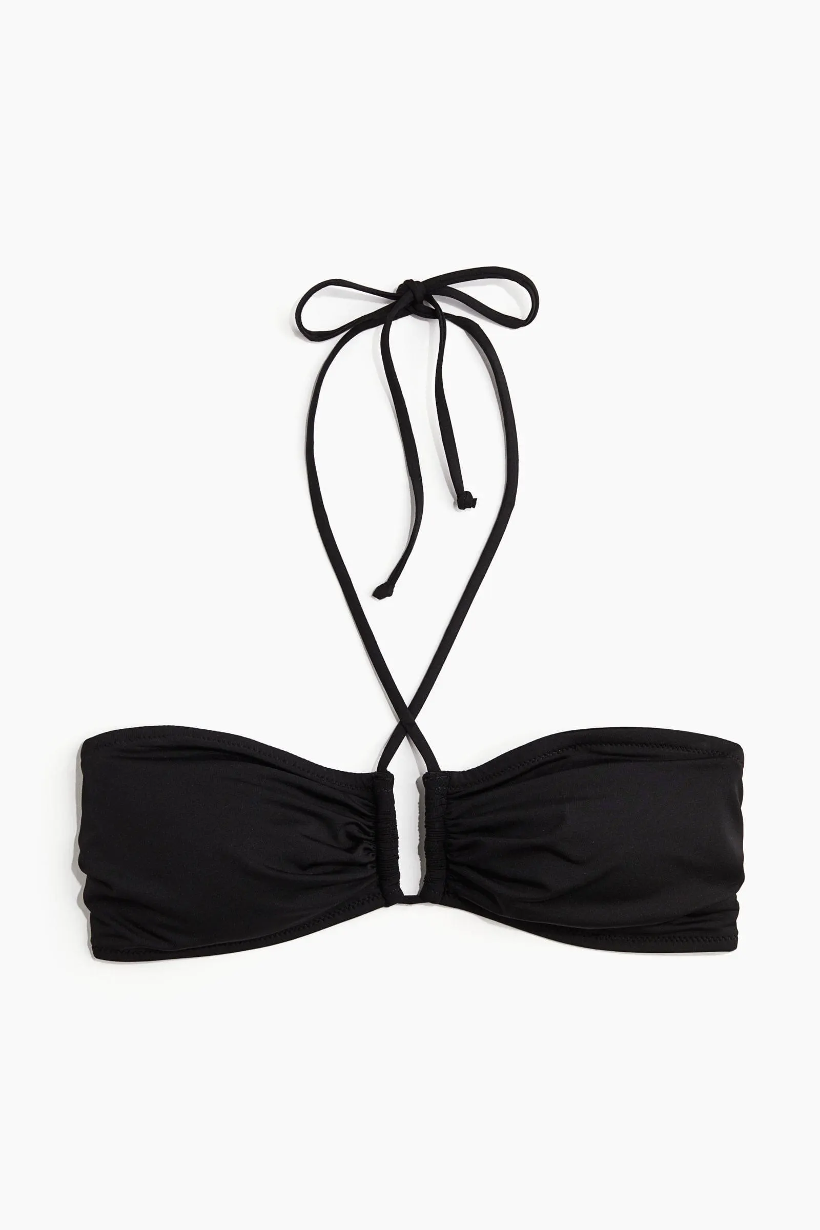 Top de bikini bandeau con acolchado