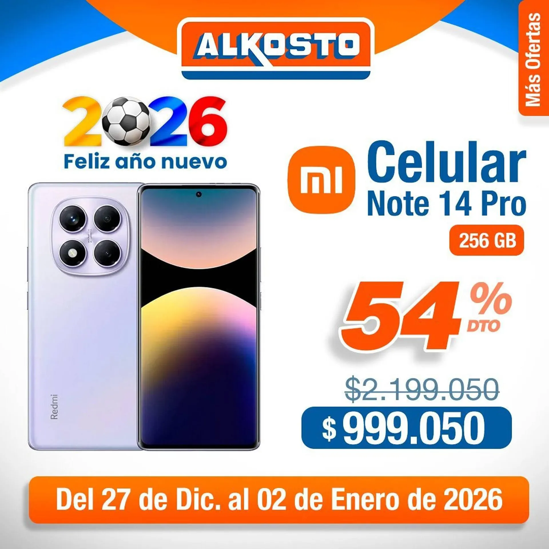 Catalogo de Catálogo Alkosto 29 de diciembre al 2 de enero 2026 - Pag 2