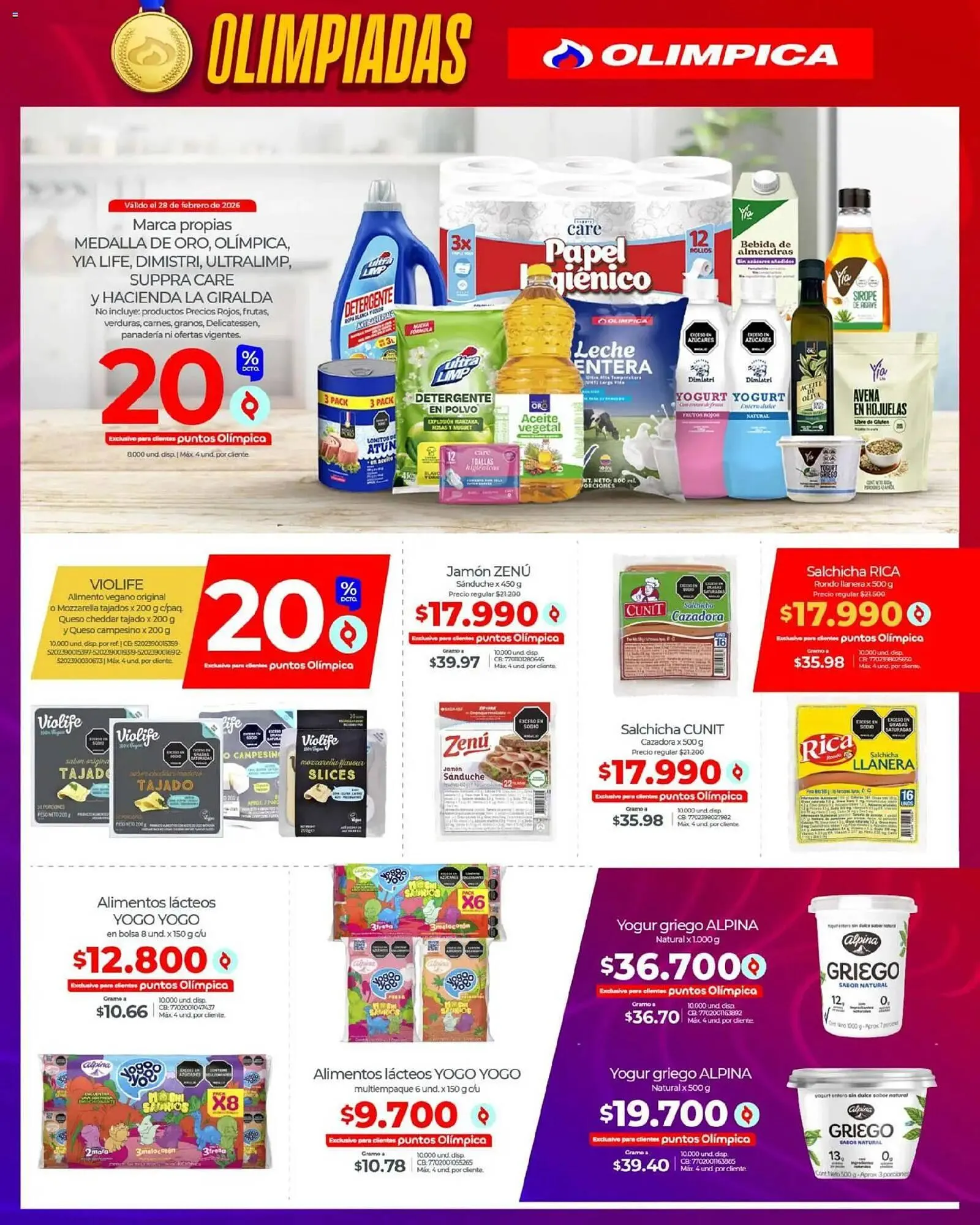 Catalogo de Catálogo Olímpica 13 de febrero al 4 de marzo 2026 - Pag 12