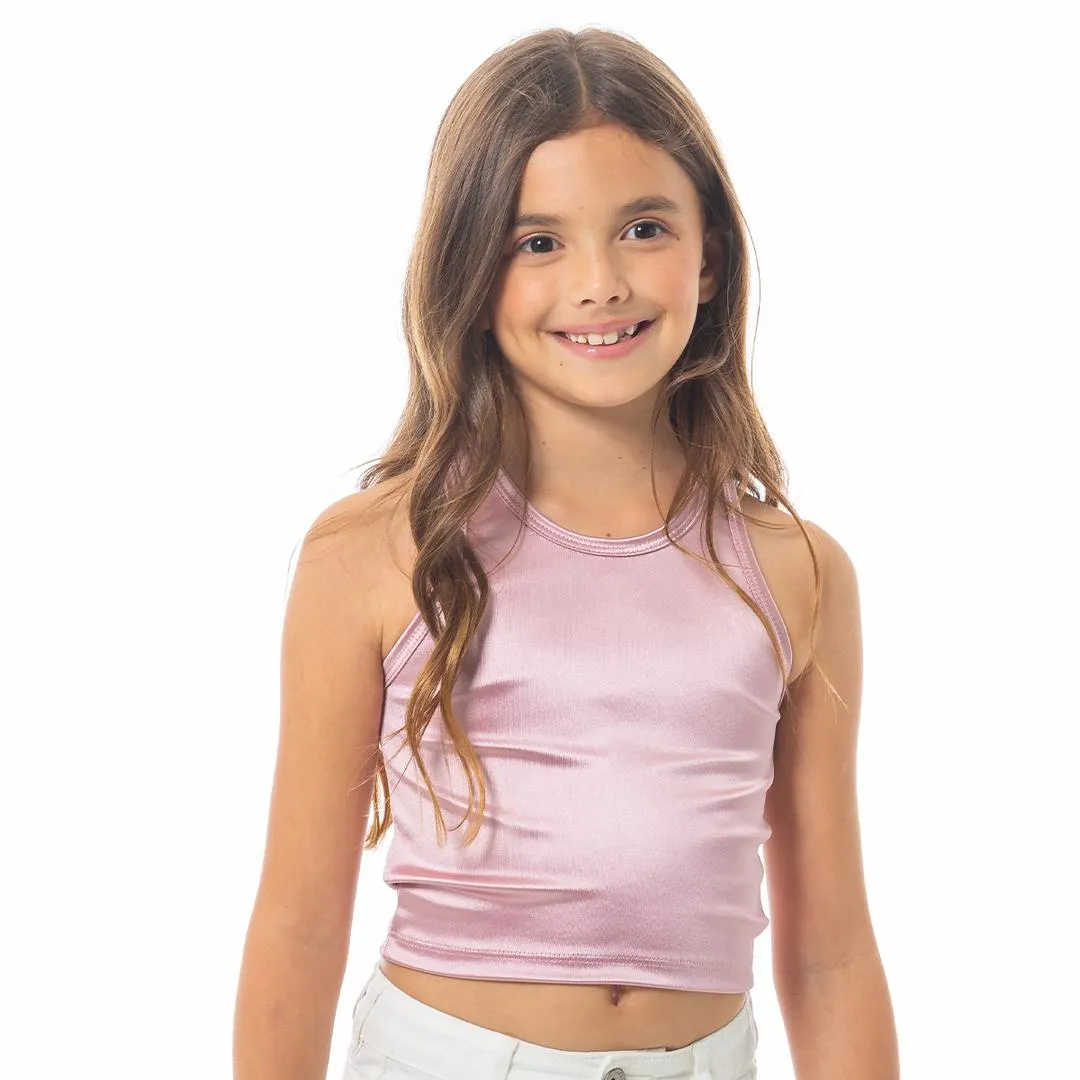 PINK CROP TOP FOR GIRLS