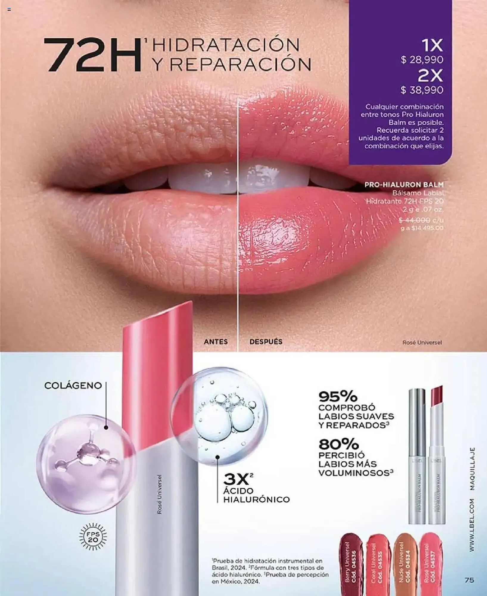 Catalogo de Catálogo L'bel 29 de julio al 16 de septiembre 2025 - Pag 75