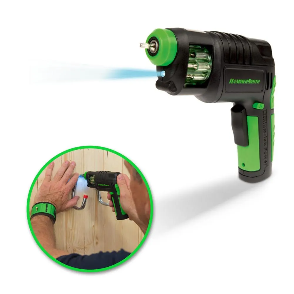 Taladro y destornillador eléctrico inalámbrico Hammersmith TVNOVEDADESTV