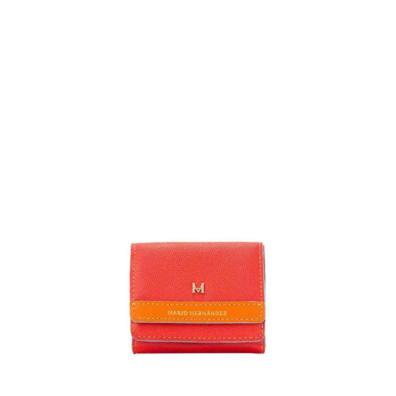 Billetera flora mandarina Pandora