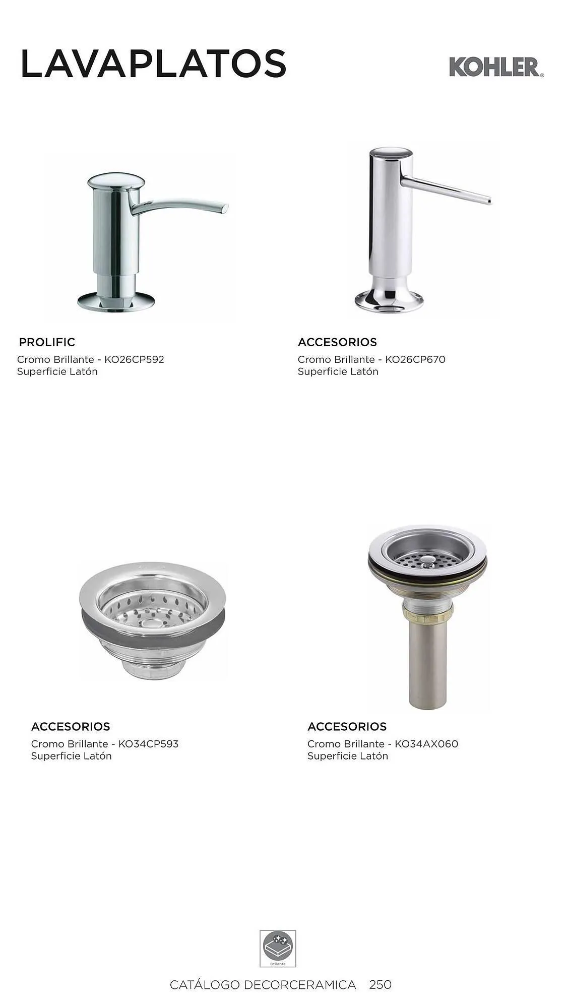 Catalogo de Catálogo Decorceramica 6 de noviembre al 6 de mayo 2025 - Pag 250