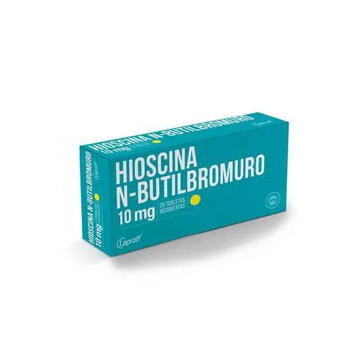 Hioscina N-butilbromuro 10 Mg Caja X 20 Tabletas