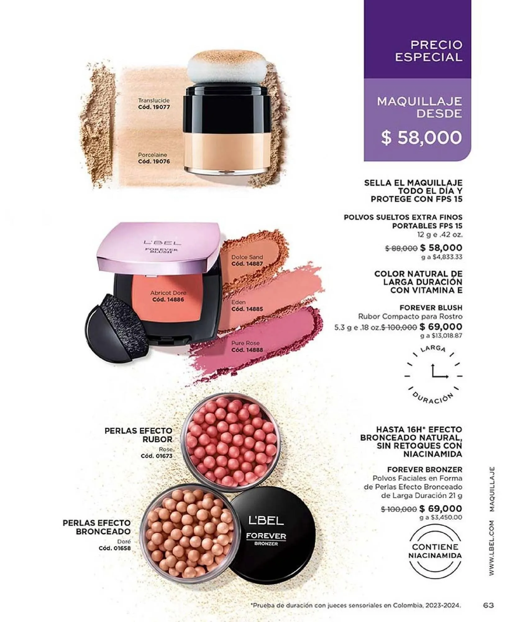 Catalogo de Catálogo L'bel 25 de marzo al 30 de abril 2025 - Pag 63