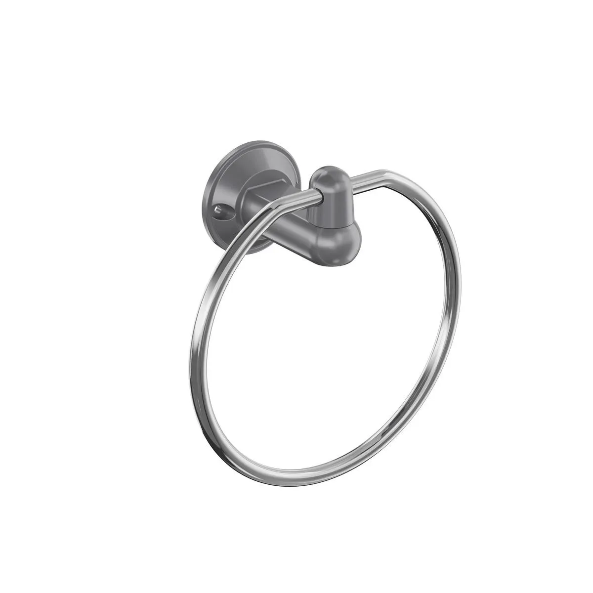 Toallero argolla Nilo gris perlado