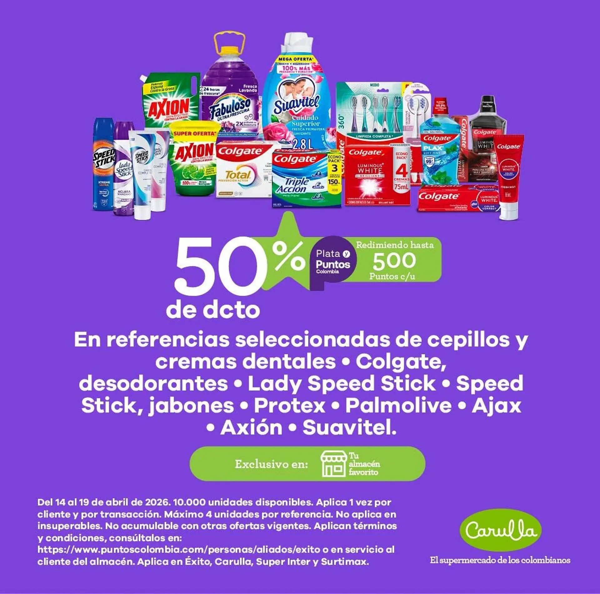 Catalogo de Catálogo Carulla 14 de abril al 19 de abril 2026 - Pag 1