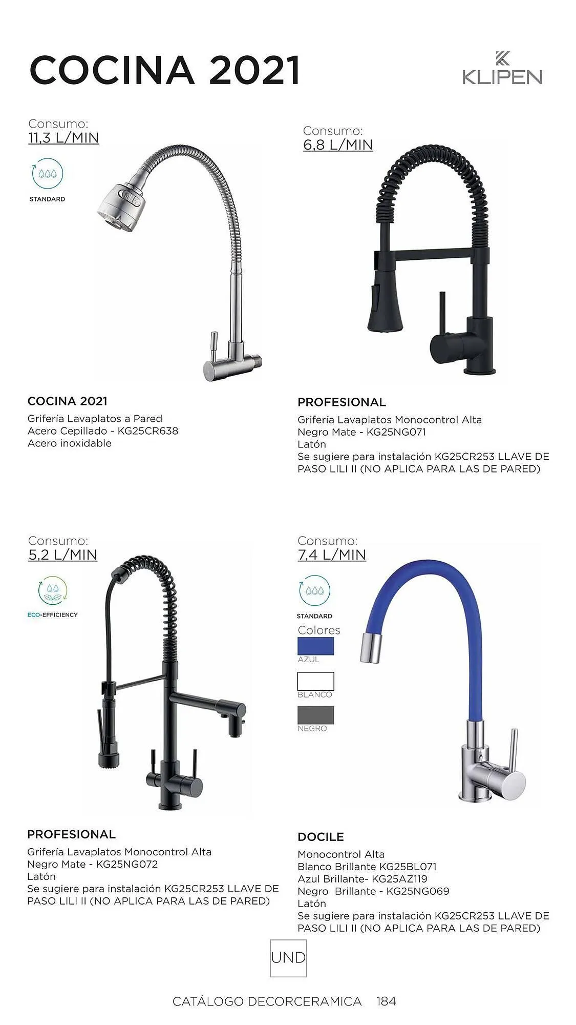 Catalogo de Catálogo Decorceramica 6 de noviembre al 6 de mayo 2025 - Pag 184