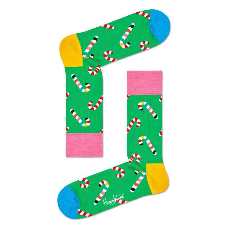 MEDIA CASUAL CANDY CANE SOCK MULTICOLOR