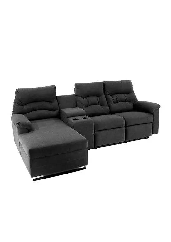 Esquinero Reclinable Lúxury De 2 Puestos Electrónico