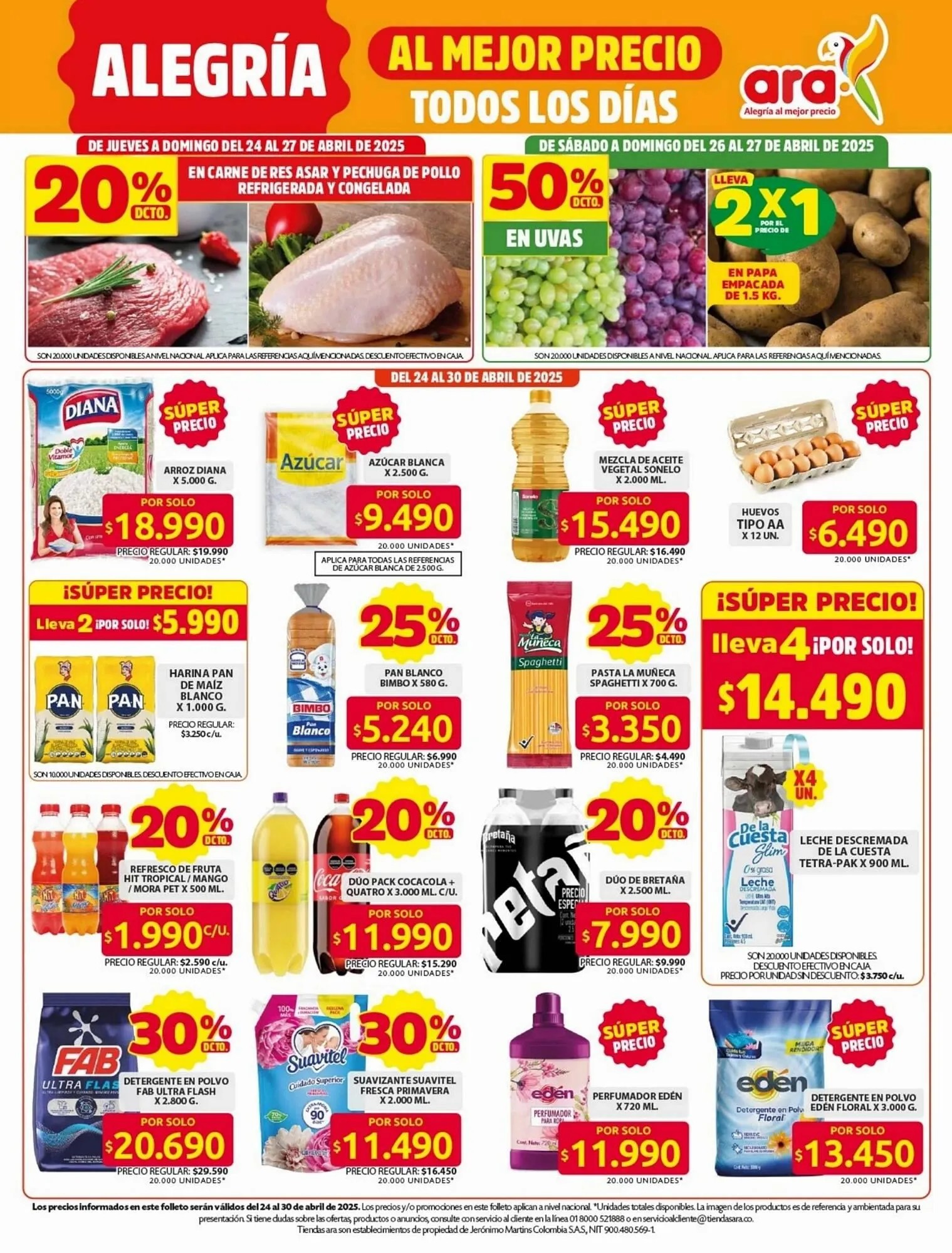 Catalogo de Catálogo Ara 24 de abril al 1 de mayo 2025 - Pag 1