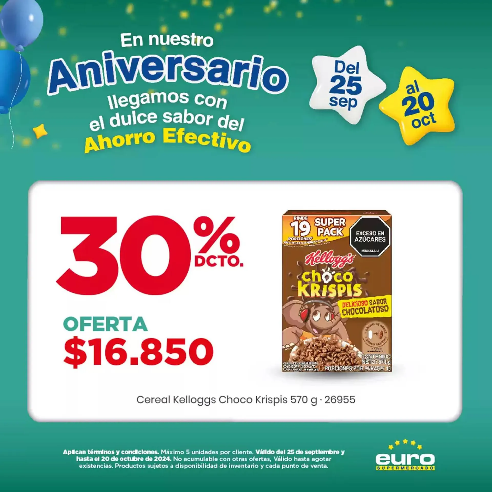 Catalogo de Catálogo Euro Supermercados 14 de octubre al 28 de octubre 2024 - Pag 7