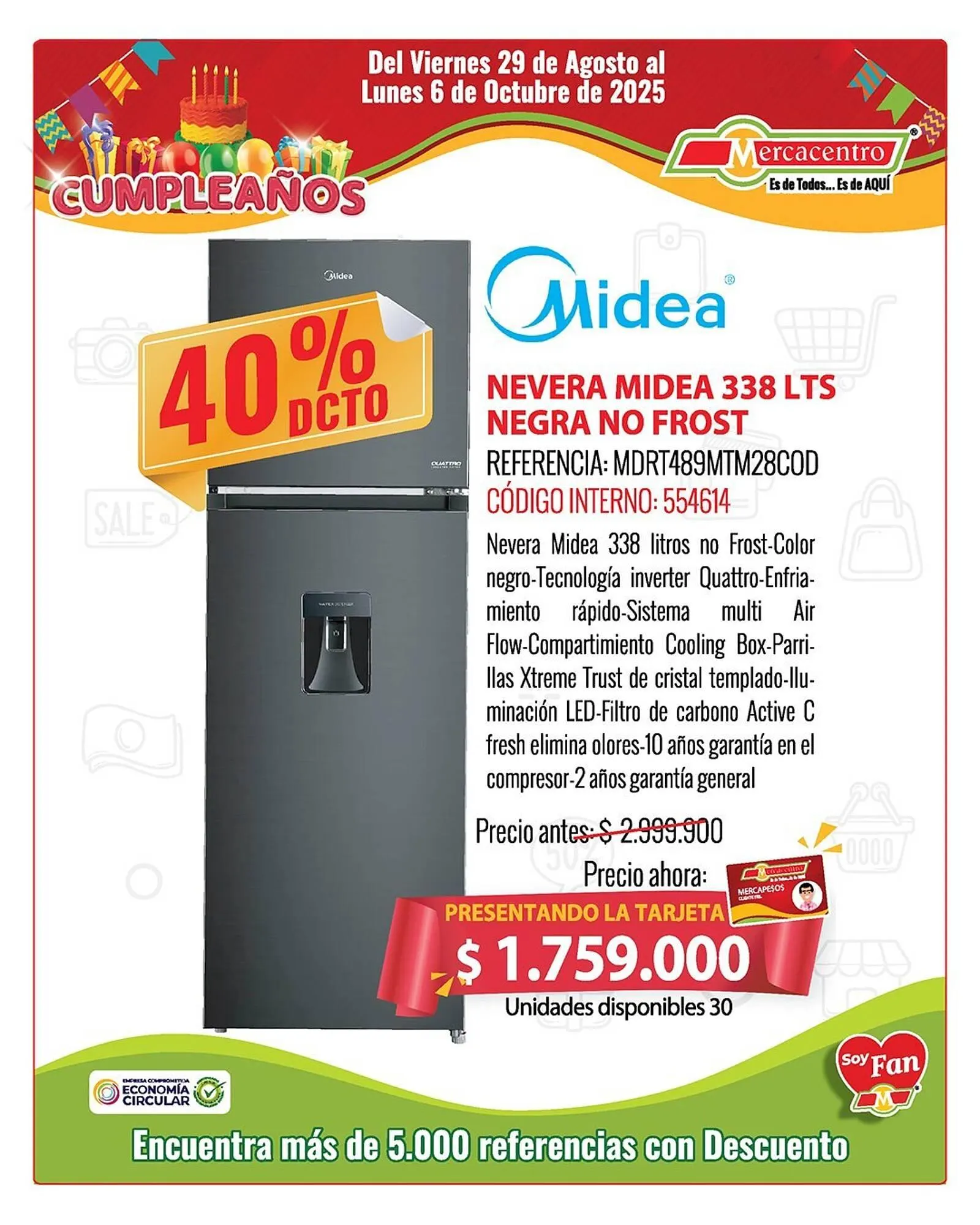 Catalogo de Catálogo MercaCentro 5 de octubre al 6 de octubre 2025 - Pag 2