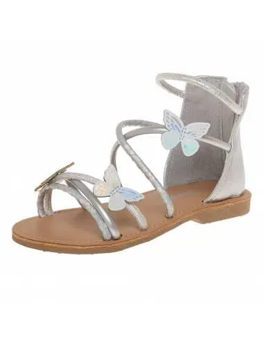 Sandalias planas Cleo para niña pequeña