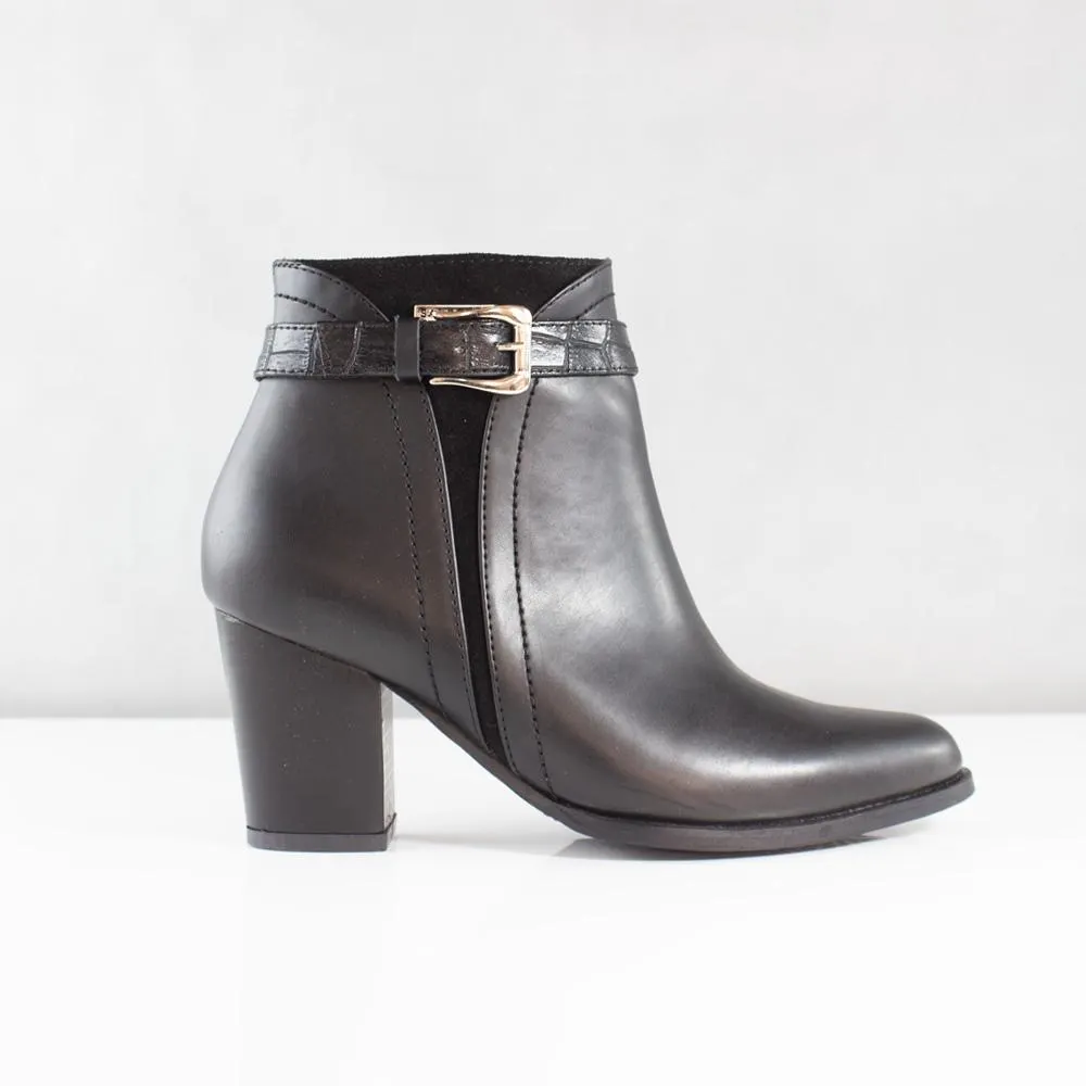 BOTINES PARA MUJER MARTINA NEGRO