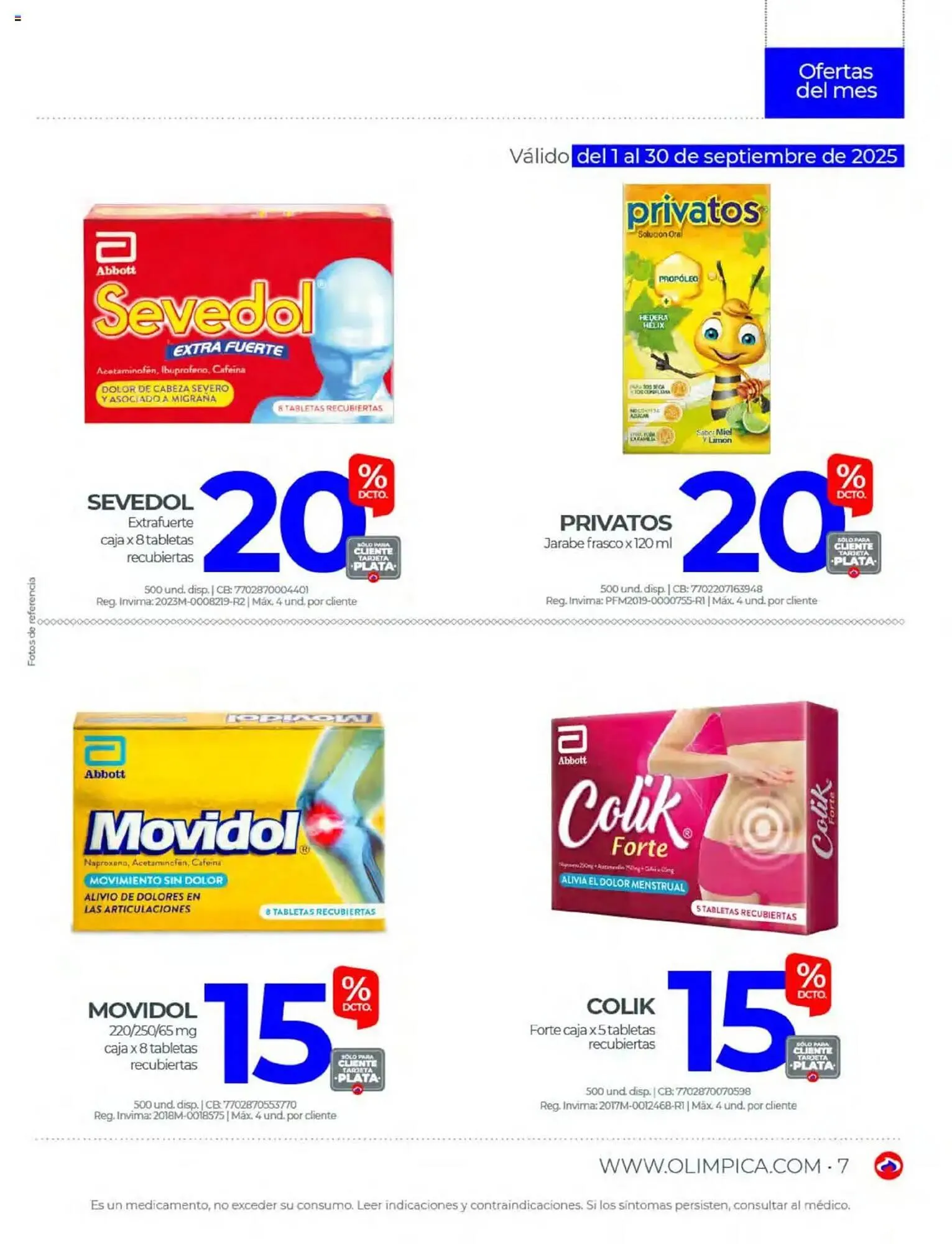 Catalogo de Catálogo Olímpica 1 de septiembre al 1 de octubre 2025 - Pag 7