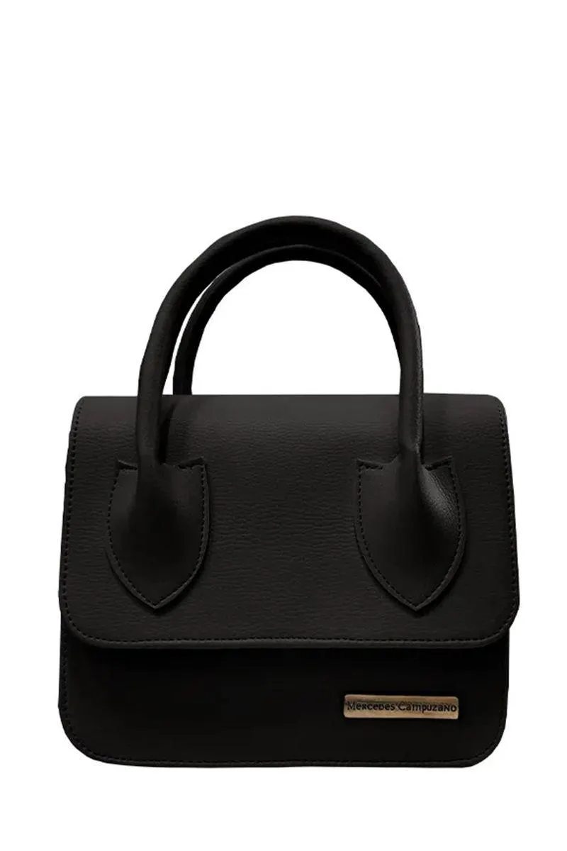 Cartera Negra para mujer Clematis