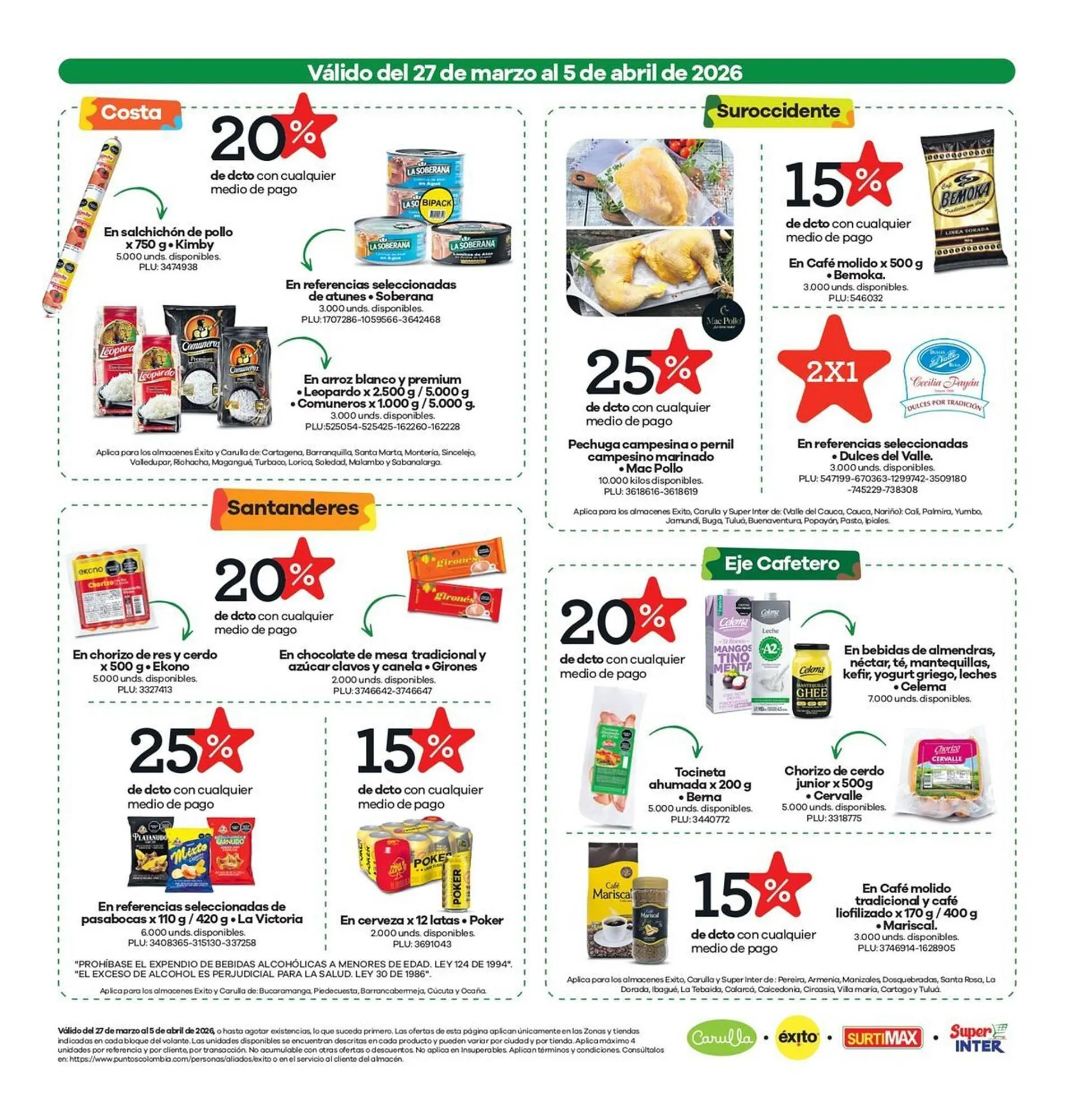 Catalogo de Catálogo Carulla 31 de marzo al 5 de abril 2026 - Pag 3