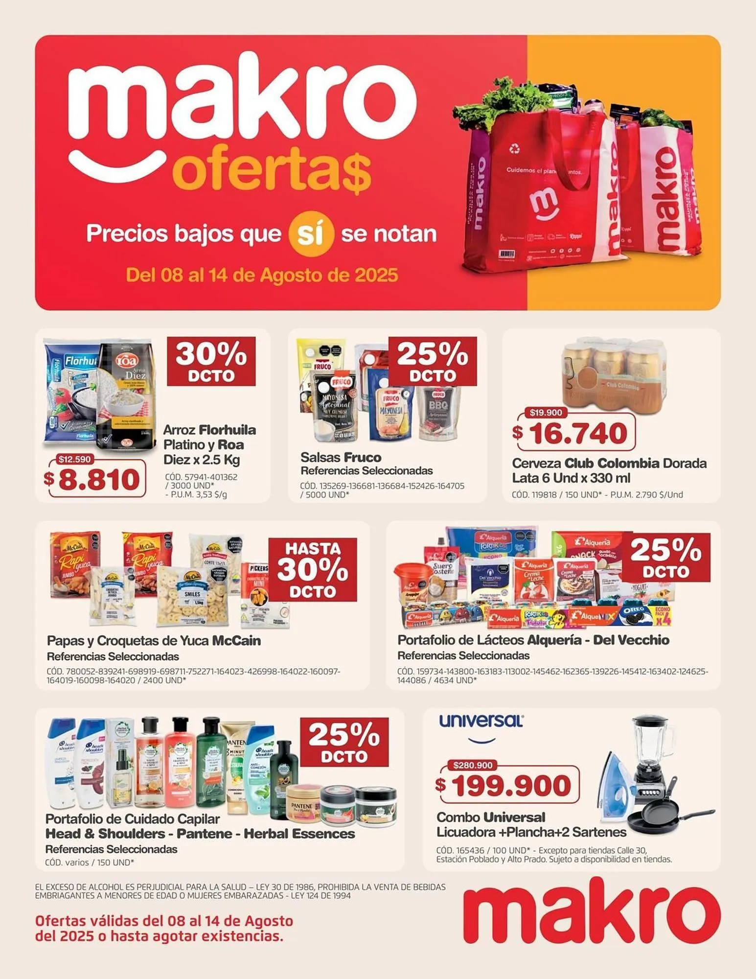 Catalogo de Catálogo Makro 8 de agosto al 14 de agosto 2025 - Pag 1