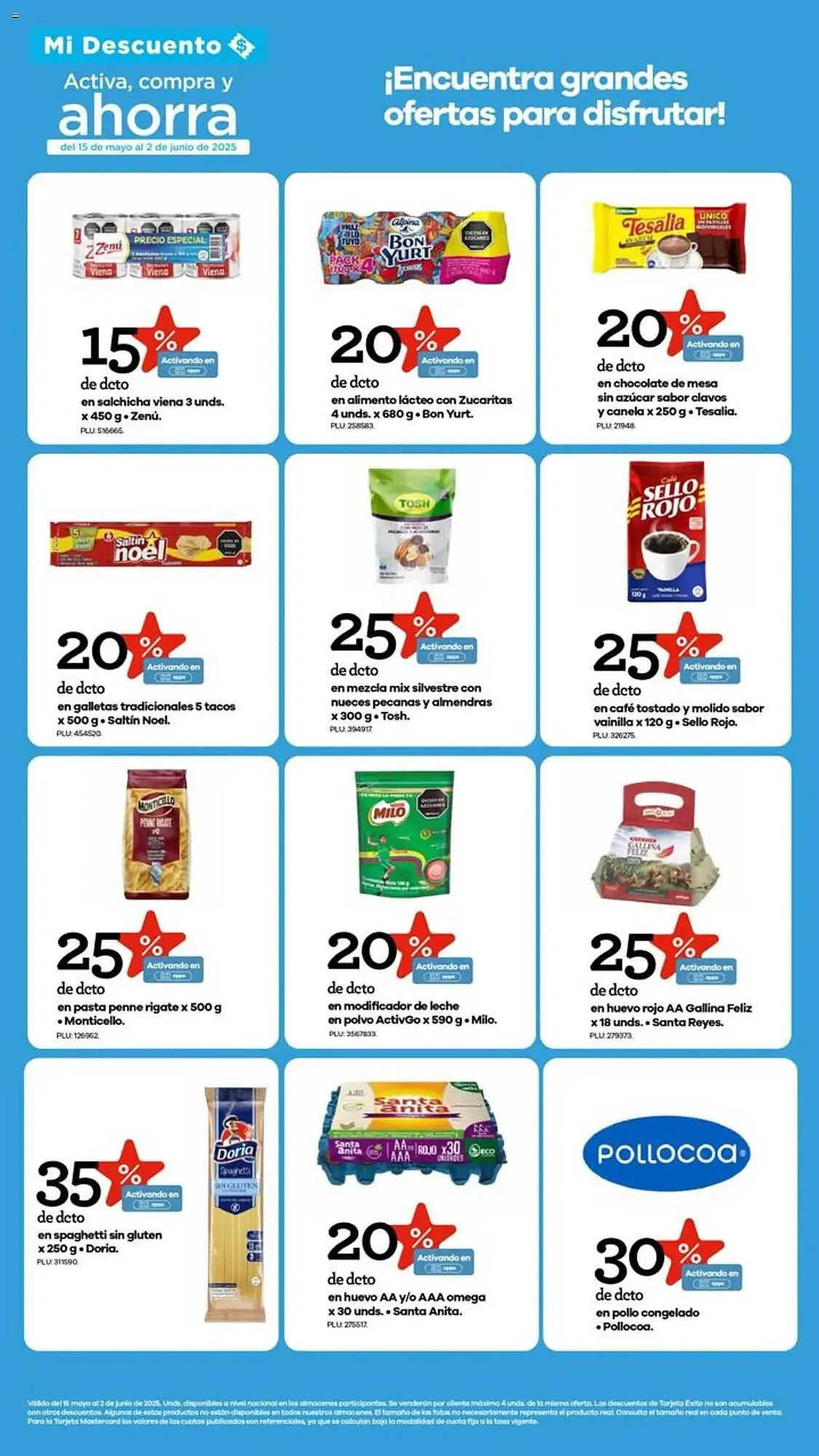 Catalogo de Catálogo Éxito 15 de mayo al 2 de junio 2025 - Pag 1