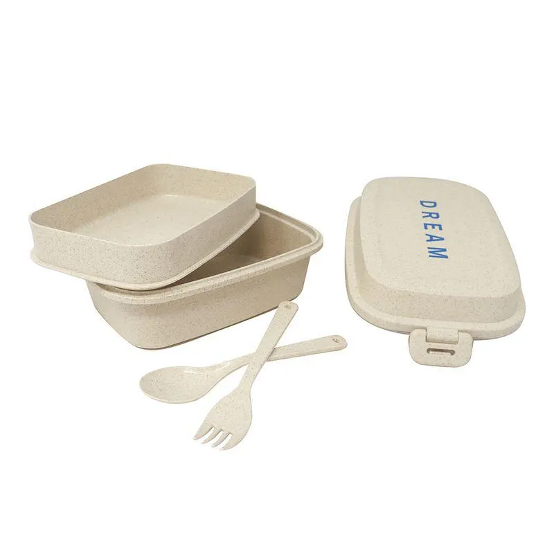 Contenedor Double Button, 980 Ml, Beige
