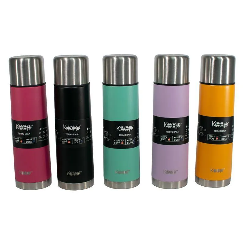 Termo Bala Keep Rubber 500 Ml Surtido