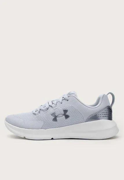 Tenis Running Gris-Plateado-Blanco UNDER ARMOUR Essential