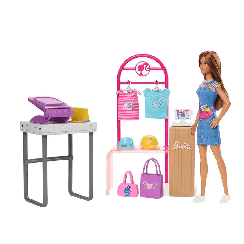 Set Muñeca Barbie Boutique Mattel HKT78