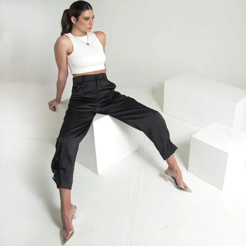 Pantalon Satinado Regular Cargo Hammer