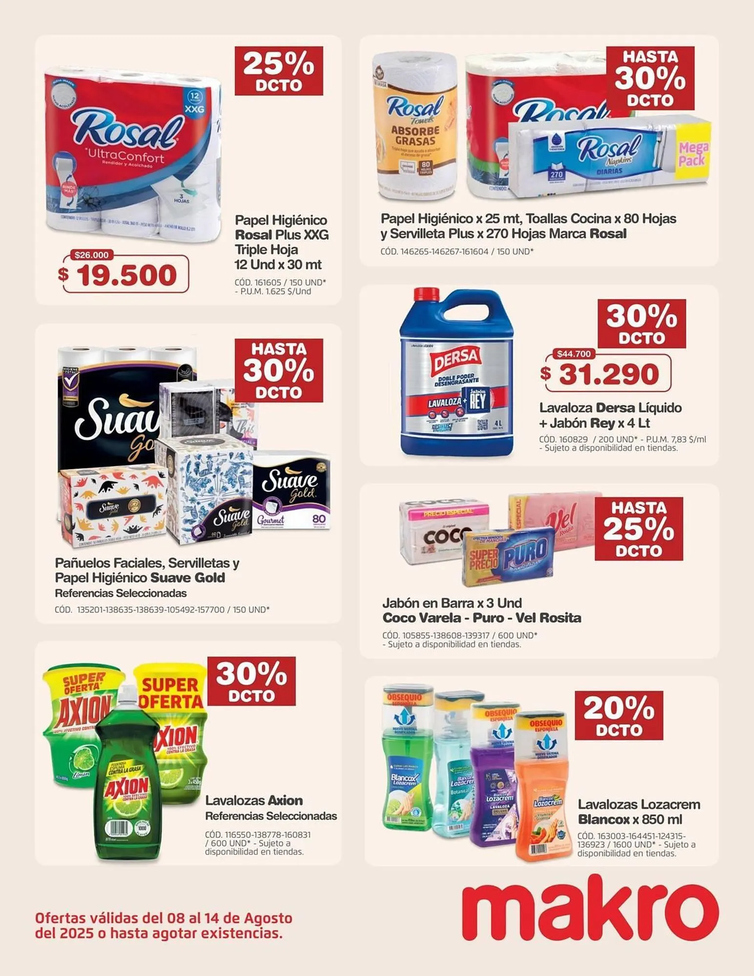 Catalogo de Catálogo Makro 8 de agosto al 14 de agosto 2025 - Pag 17