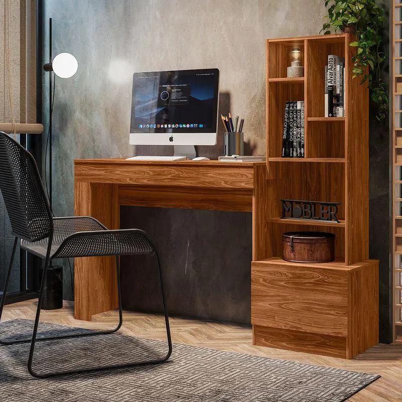 Escritorio Lion 149*37*138Cm Lam Cinamomo