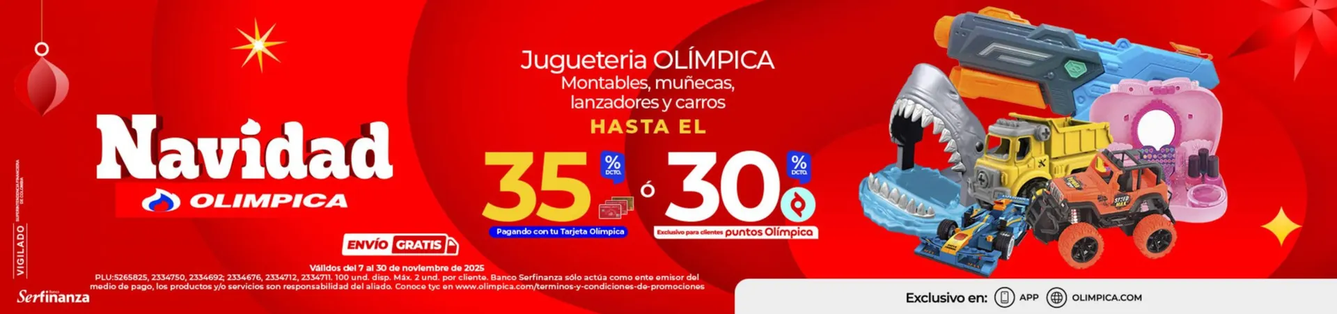 Catalogo de Catálogo Olímpica 7 de noviembre al 30 de noviembre 2025 - Pag 1