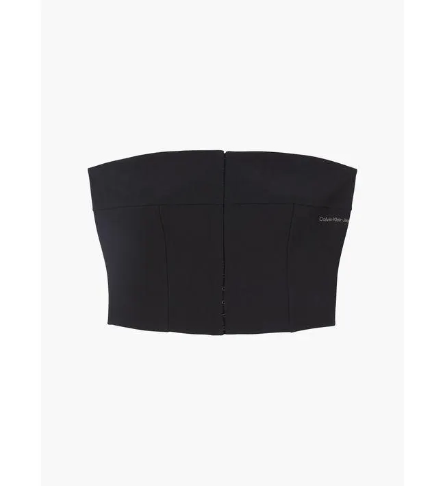 Top Bustier Sin Tirantes Mujer Negro Calvin Klein