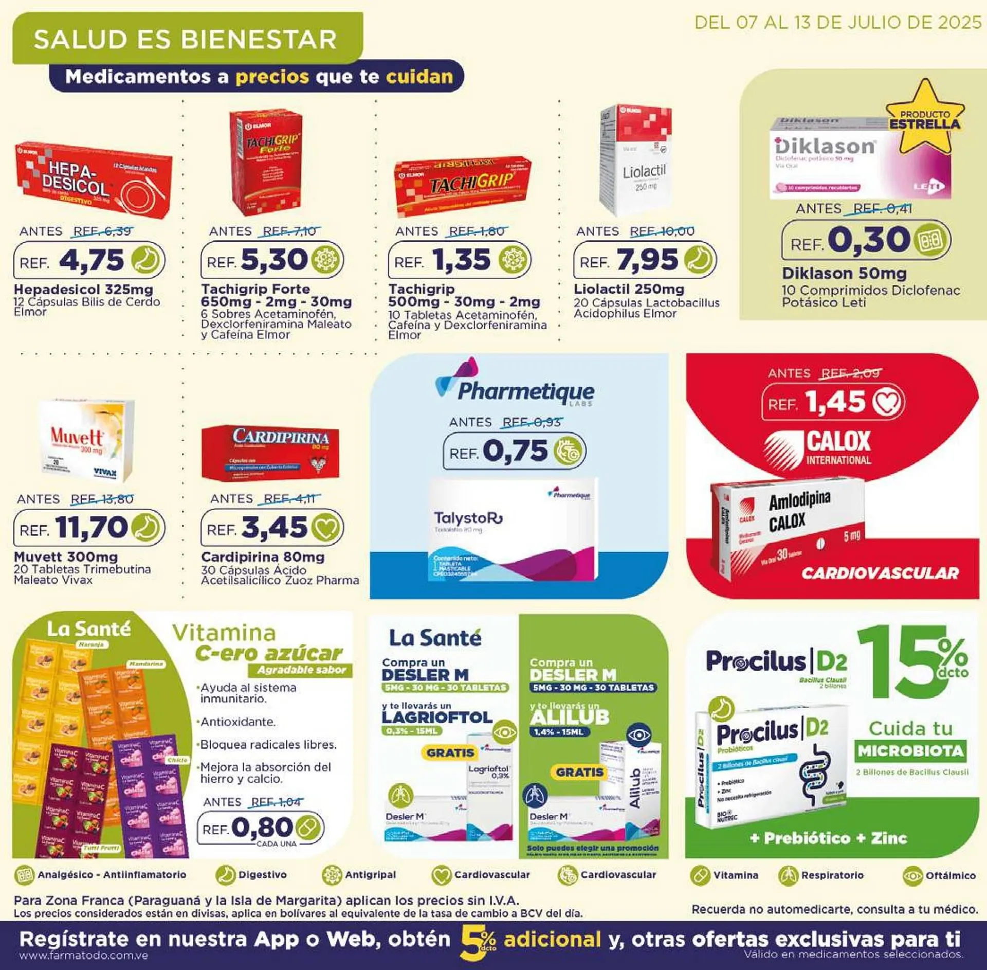 Catalogo de Catálogo FarmaTodo 7 de julio al 13 de julio 2025 - Pag 9