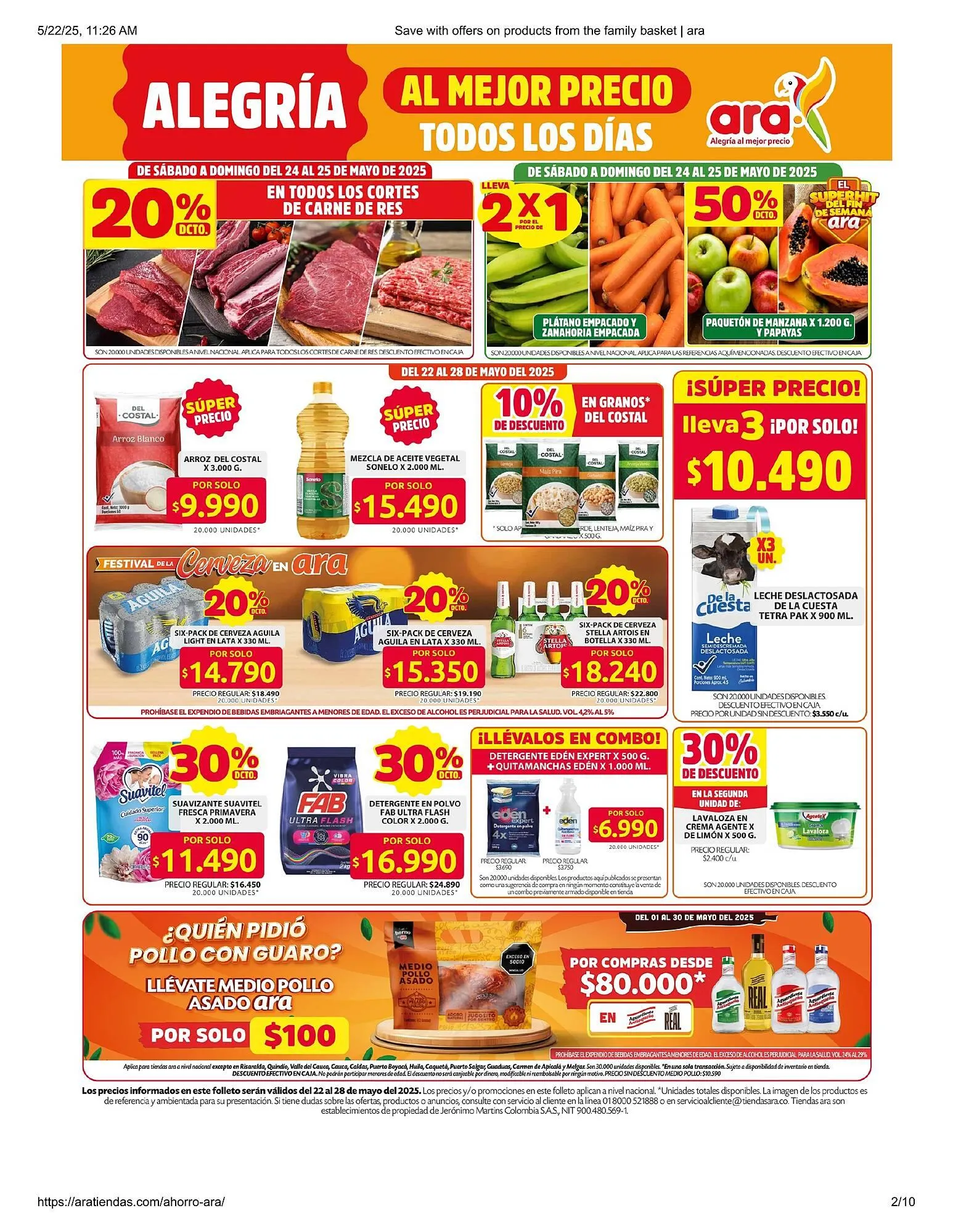 Catalogo de Catálogo Ara 22 de mayo al 29 de mayo 2025 - Pag 2