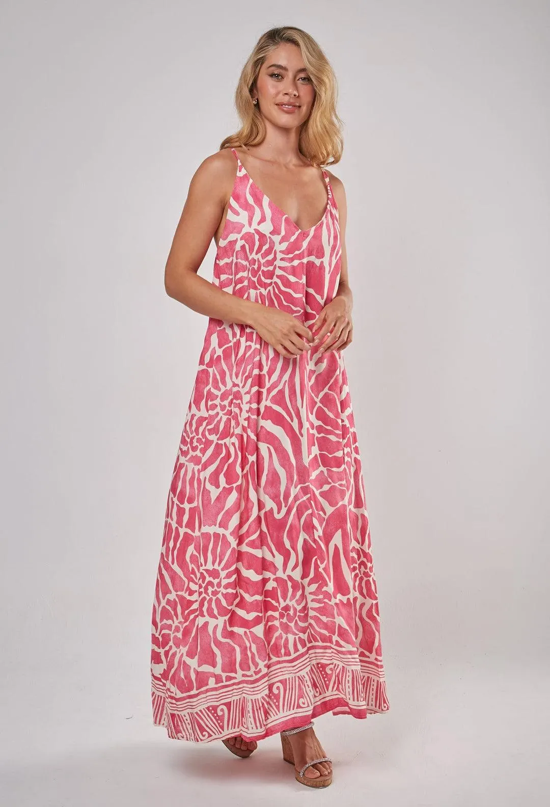 Vestido Largo Tirantes Mujer - SALE