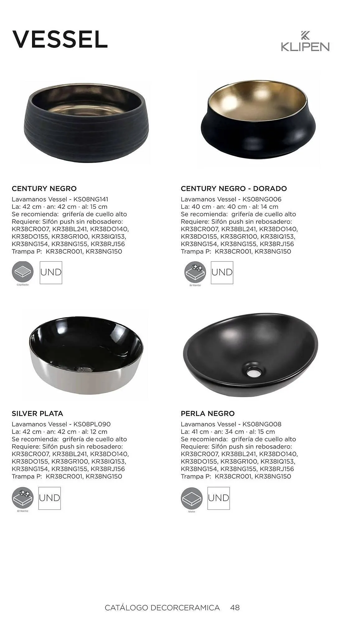 Catalogo de Catálogo Decorceramica 6 de noviembre al 6 de mayo 2025 - Pag 48