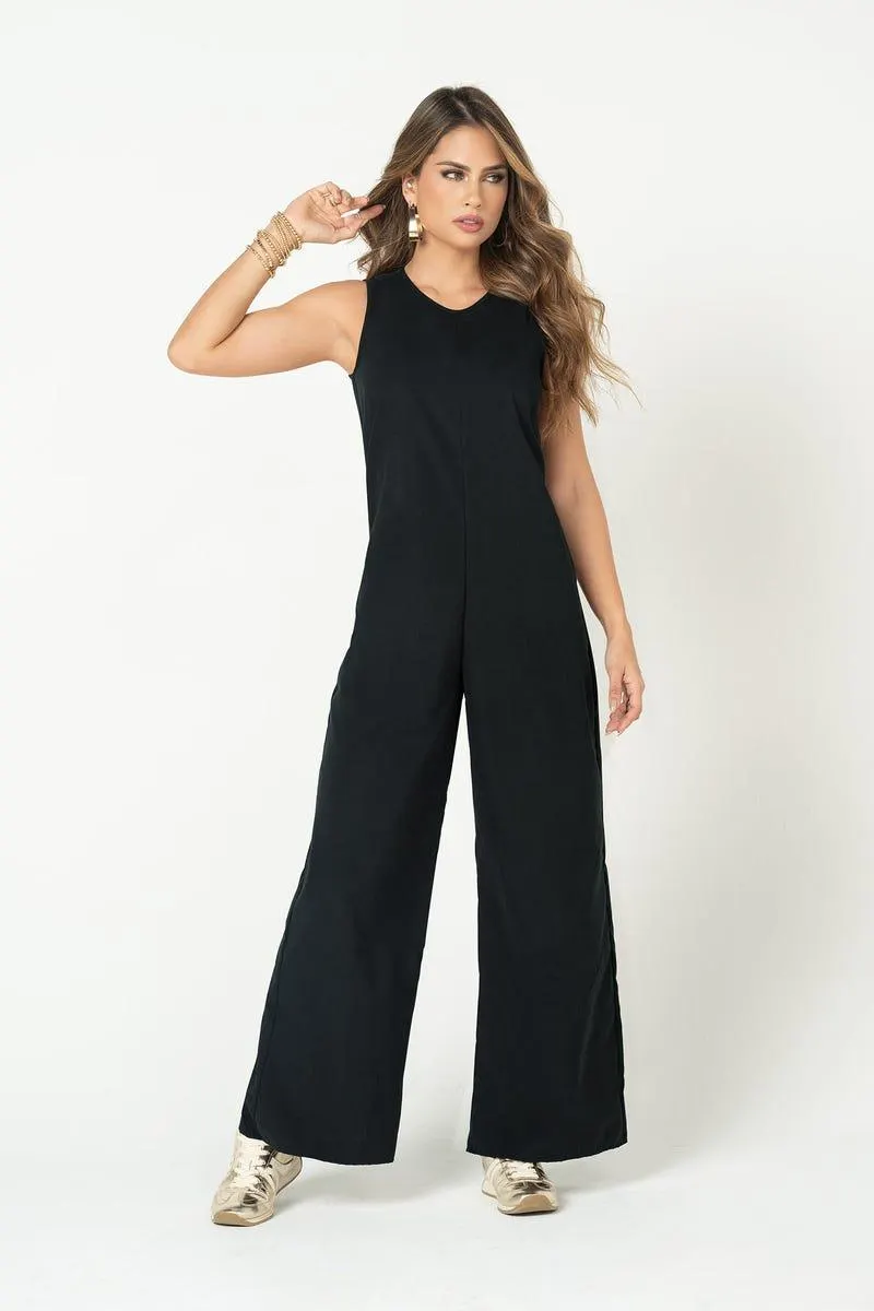 ENTERIZO LARGO Negro