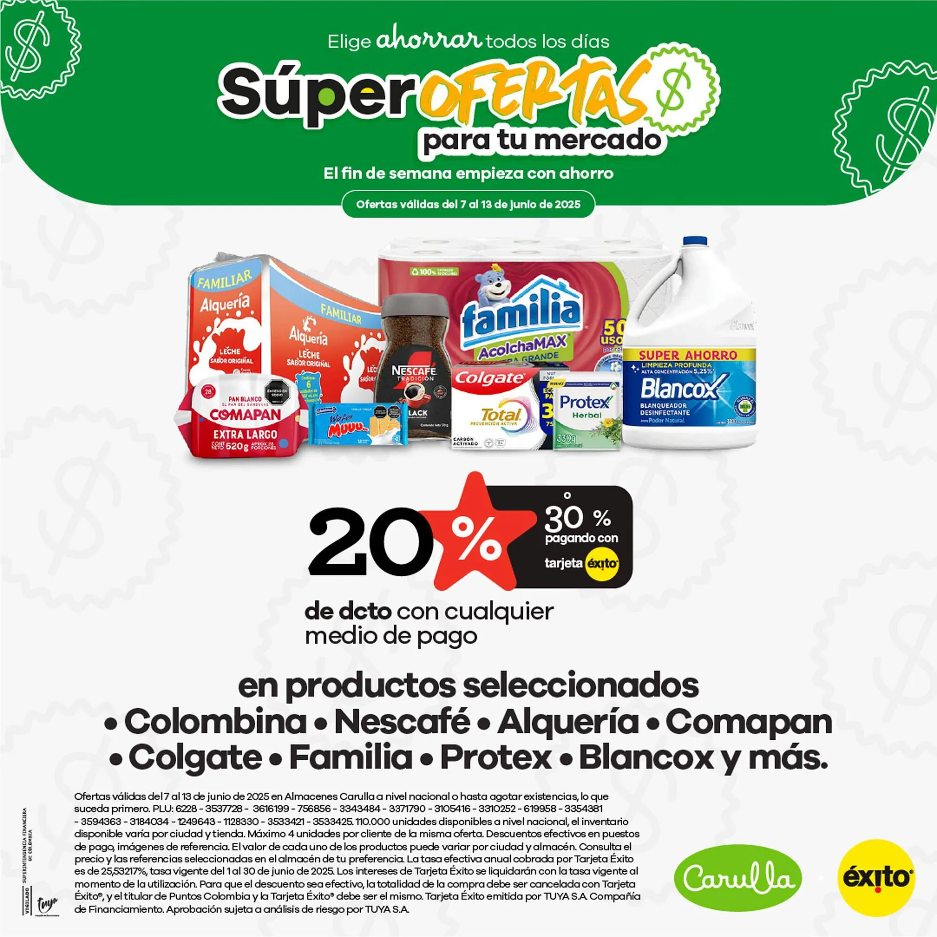 Catalogo de Catálogo Carulla 9 de junio al 13 de junio 2025 - Pag 1