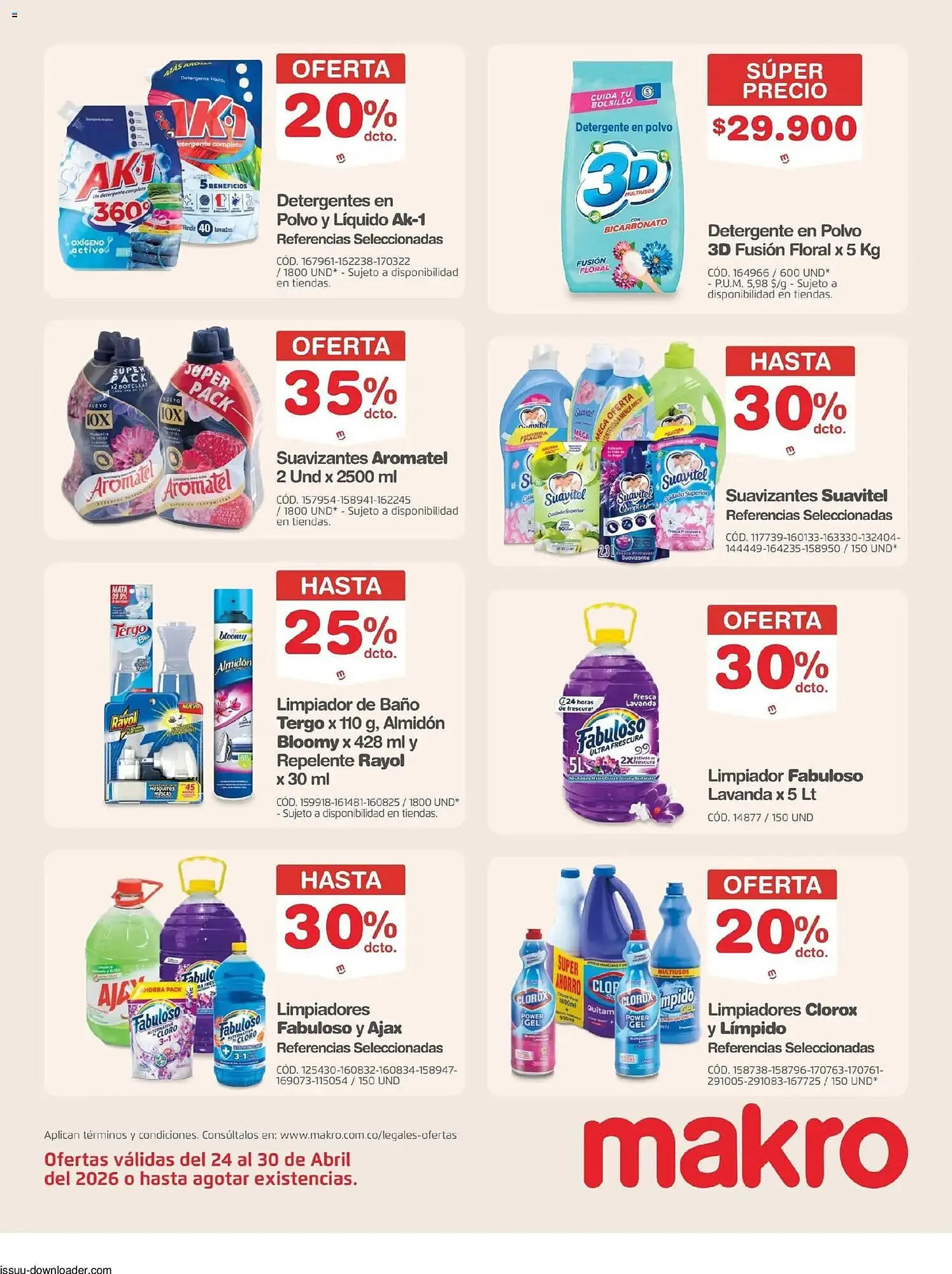 Catalogo de Catálogo Makro 24 de abril al 30 de abril 2026 - Pag 28