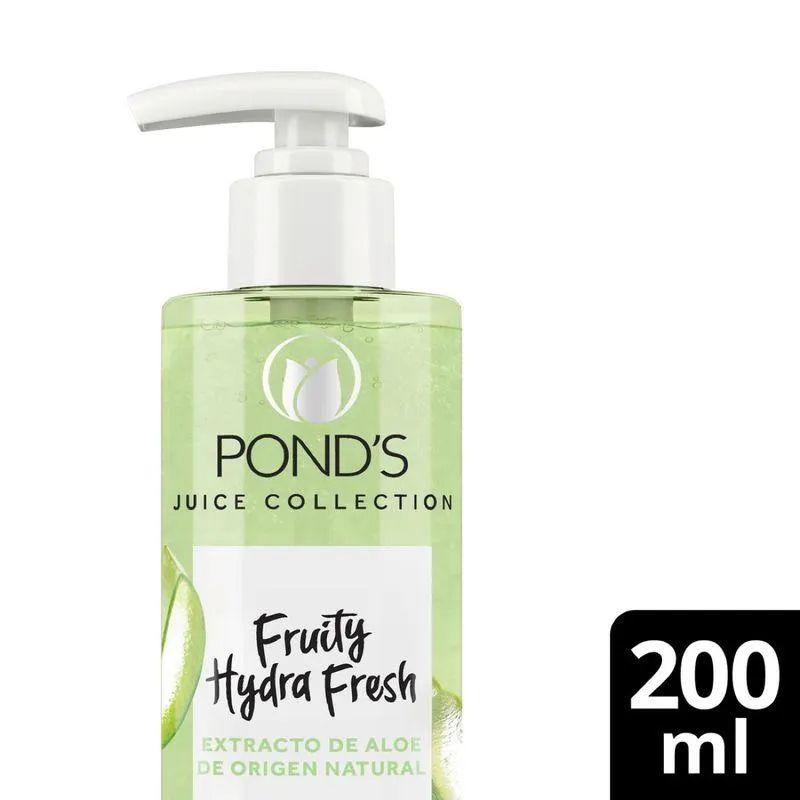 Limpiador Facial Ponds Fruity Hydra Fresh Aloe Frasco X 200 Ml